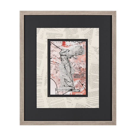 Graffiti Sculpture IV by Mercana Studio Hand Embellished Textured Framed Art Print Matted under Glas by Mercana at Eve Furniture