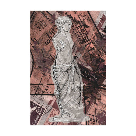 Graffiti Sculpture V by Mercana Studio a Hand Embellished Textured Canvas by Mercana at Eve Furniture
