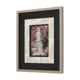 Graffiti Sculpture V by Mercana Studio Hand Embellished Textured Framed Art Print Matted under Glass by Mercana at Eve Furniture