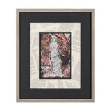 Graffiti Sculpture V by Mercana Studio Hand Embellished Textured Framed Art Print Matted under Glass by Mercana at Eve Furniture