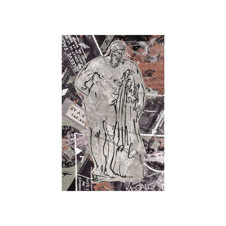 Graffiti sculpture VI by Mercana Studio a Hand Embellished Textured Canvas by Mercana at Eve Furniture