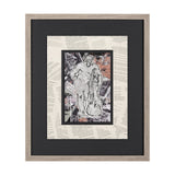 Graffiti sculpture VI by Mercana Studio Hand Embellished Textured Framed Art Print Matted under Glas by Mercana at Eve Furniture