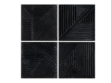 Graham 2 Black Wall Decor by Crestview at Eve Furniture