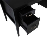 Graham Black 54-inch 4-drawer Double Pedestal Lift Top Computer Desk by Coaster at Eve Furniture