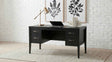 Graham Black 54-inch 4-drawer Double Pedestal Lift Top Computer Desk by Coaster at Eve Furniture