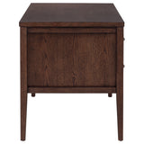 Graham Chocolate 54-inch 4-drawer Double Pedestal Lift Top Computer Desk by Coaster at Eve Furniture