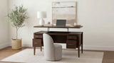 Graham Chocolate 54-inch 4-drawer Double Pedestal Lift Top Computer Desk by Coaster at Eve Furniture