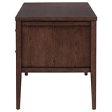 Graham Chocolate 54-inch 4-drawer Double Pedestal Lift Top Computer Desk by Coaster at Eve Furniture