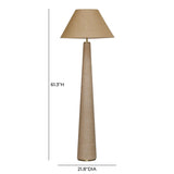 Graham Natural Jute Floor Lamp by TOV Furniture at Eve Furniture