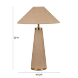 Graham Natural Jute Table Lamp by TOV Furniture at Eve Furniture