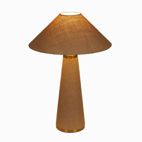 Graham Natural Jute Table Lamp by TOV Furniture at Eve Furniture