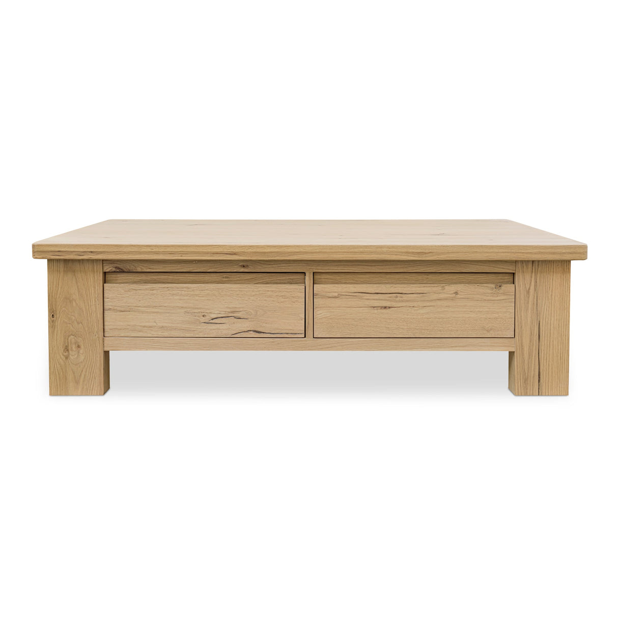 Graham Storage Coffee Table Rustic Oak by Moe's Home at Eve Furniture