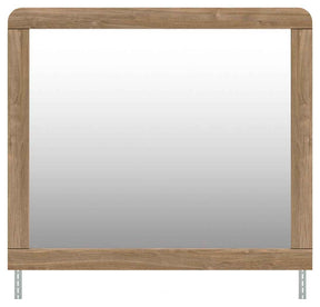 Gramburg Warm Natural Brown Bedroom Mirror by Ashley at Eve Furniture