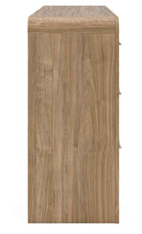 Gramburg Warm Natural Brown Dresser by Ashley at Eve Furniture