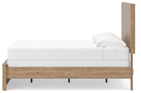 Gramburg Warm Natural Brown Full Panel Bed by Ashley at Eve Furniture