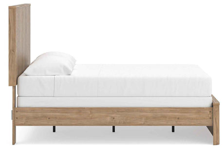 Gramburg Warm Natural Brown Full Panel Bed by Ashley at Eve Furniture