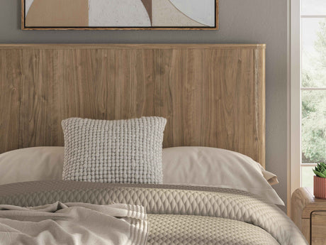 Gramburg Warm Natural Brown Full Panel Bed by Ashley at Eve Furniture