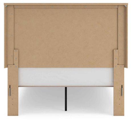 Gramburg Warm Natural Brown Full Panel Platform Bed by Ashley at Eve Furniture