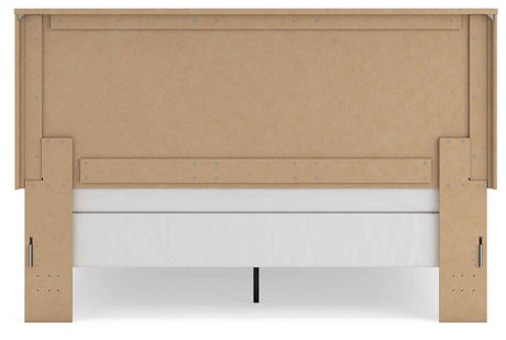 Gramburg Warm Natural Brown King Panel Bed by Ashley at Eve Furniture