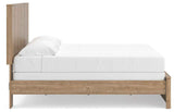 Gramburg Warm Natural Brown King Panel Bed by Ashley at Eve Furniture