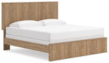 Gramburg Warm Natural Brown Panel Bedroom Set by Ashley at Eve Furniture