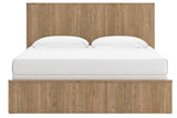 Gramburg Warm Natural Brown Panel Bedroom Set by Ashley at Eve Furniture