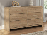 Gramburg Warm Natural Brown Panel Bedroom Set by Ashley at Eve Furniture
