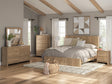 Gramburg Warm Natural Brown Panel Bedroom Set by Ashley at Eve Furniture