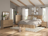 Gramburg Warm Natural Brown Panel Bedroom Set by Ashley at Eve Furniture