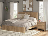 Gramburg Warm Natural Brown Panel Platform Bedroom Set by Ashley at Eve Furniture