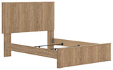 Gramburg Warm Natural Brown Queen Panel Bed by Ashley at Eve Furniture