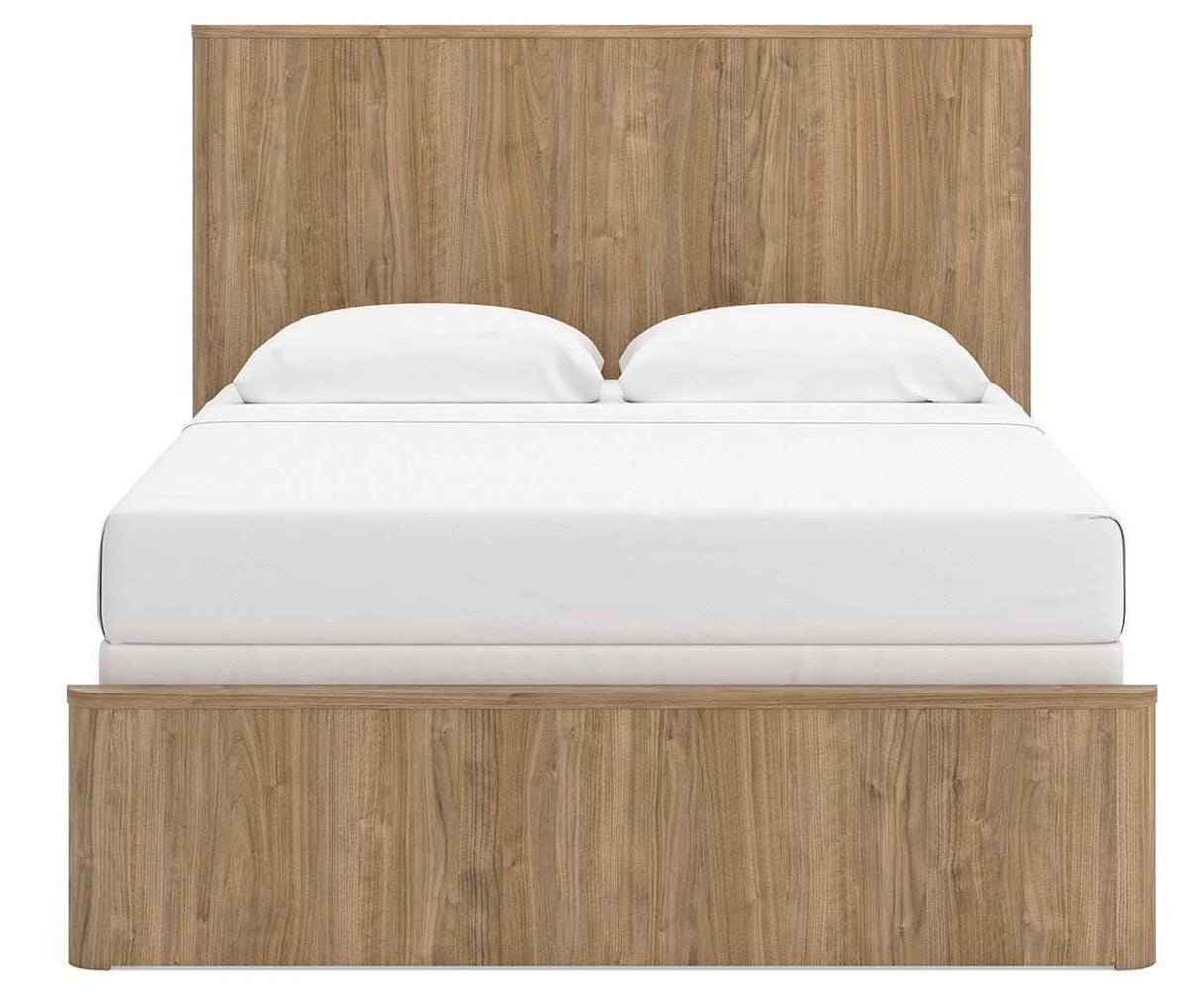 Gramburg Warm Natural Brown Queen Panel Bed by Ashley at Eve Furniture