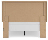 Gramburg Warm Natural Brown Queen Panel Bed by Ashley at Eve Furniture