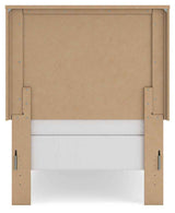 Gramburg Warm Natural Brown Twin Panel Bed by Ashley at Eve Furniture
