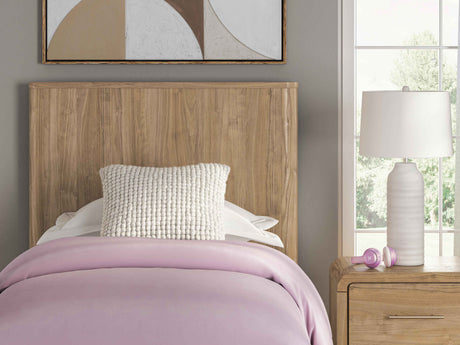 Gramburg Warm Natural Brown Twin Panel Bed by Ashley at Eve Furniture