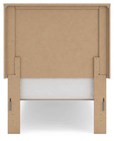 Gramburg Warm Natural Brown Twin Panel Platform Bed by Ashley at Eve Furniture