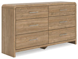 Gramburg Warm Natural Brown Youth Panel Bedroom Set by Ashley at Eve Furniture