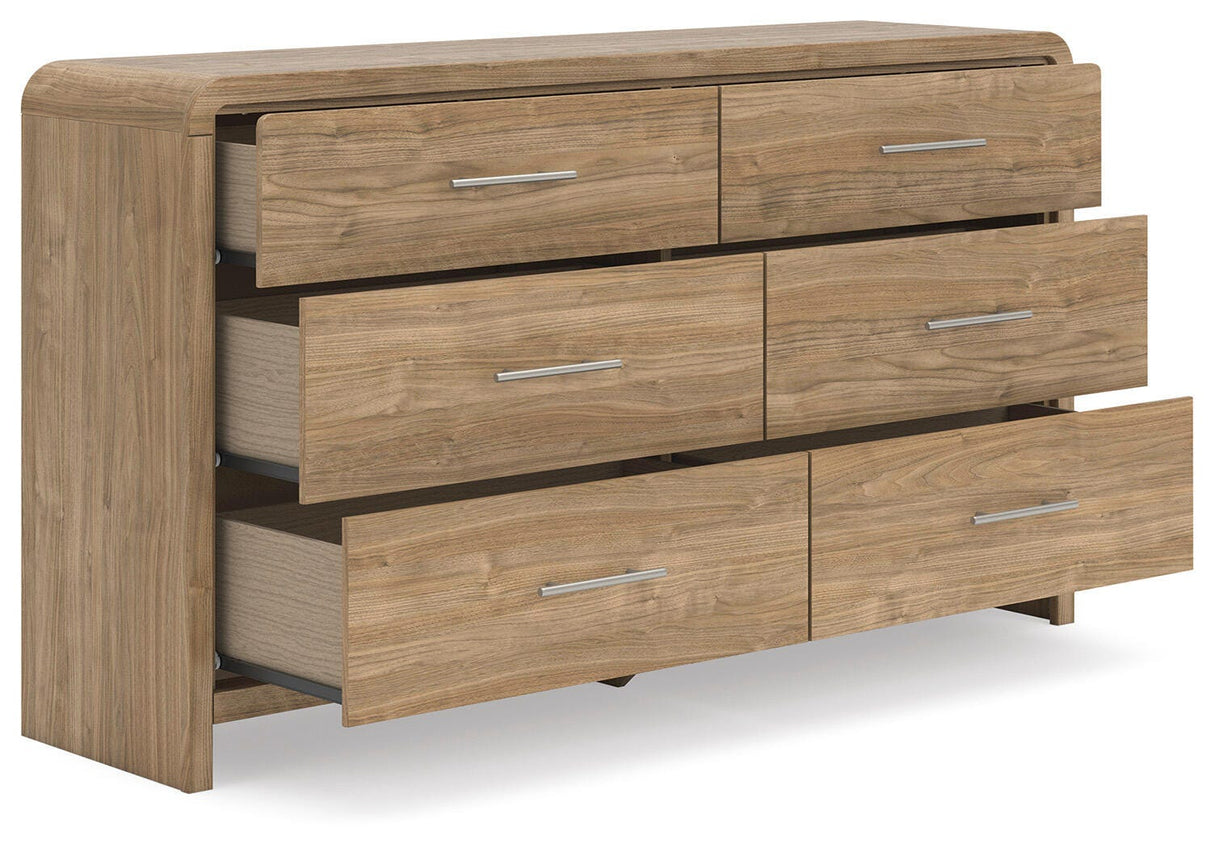 Gramburg Warm Natural Brown Youth Panel Bedroom Set by Ashley at Eve Furniture