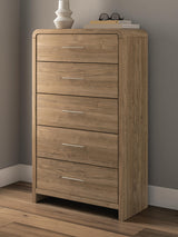 Gramburg Warm Natural Brown Youth Panel Bedroom Set by Ashley at Eve Furniture