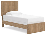 Gramburg Warm Natural Brown Youth Panel Bedroom Set by Ashley at Eve Furniture
