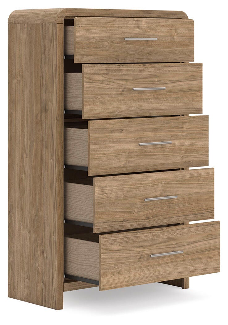 Gramburg Warm Natural Brown Youth Panel Bedroom Set by Ashley at Eve Furniture