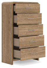 Gramburg Warm Natural Brown Youth Panel Bedroom Set by Ashley at Eve Furniture