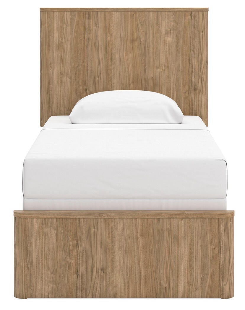 Gramburg Warm Natural Brown Youth Panel Bedroom Set by Ashley at Eve Furniture