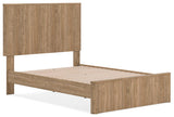 Gramburg Warm Natural Brown Youth Panel Platform Bedroom Set by Ashley at Eve Furniture