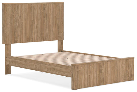 Gramburg Warm Natural Brown Youth Panel Platform Bedroom Set by Ashley at Eve Furniture