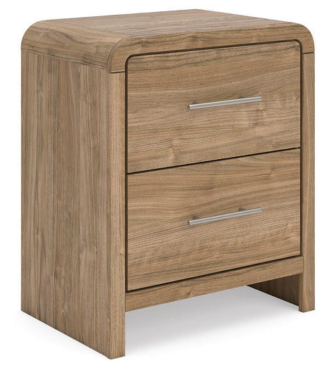 Gramburg Warm Natural Brown Youth Panel Platform Bedroom Set by Ashley at Eve Furniture