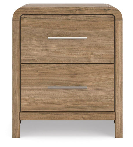 Gramburg Warm Natural Brown Youth Panel Platform Bedroom Set by Ashley at Eve Furniture