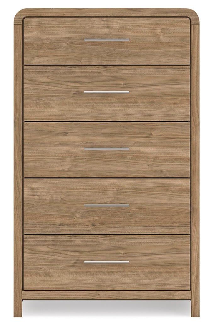 Gramburg Warm Natural Brown Youth Panel Platform Bedroom Set by Ashley at Eve Furniture
