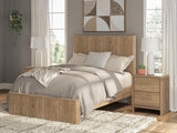 Gramburg Warm Natural Brown Youth Panel Platform Bedroom Set by Ashley at Eve Furniture