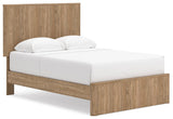 Gramburg Warm Natural Brown Youth Panel Platform Bedroom Set by Ashley at Eve Furniture